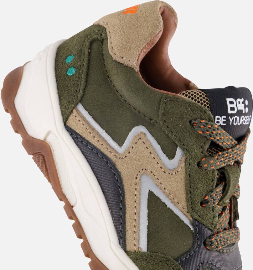 BunniesJR Cleo Chunky Sneakers groen Leer