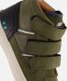 BunniesJR 224755-569 Jongens Hoge Sneakers Groen Leer Klittenband - Thumbnail 4