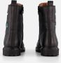 BunniesJR 224864-589 Meisjes Biker Boots Zwart Leer Veters - Thumbnail 13