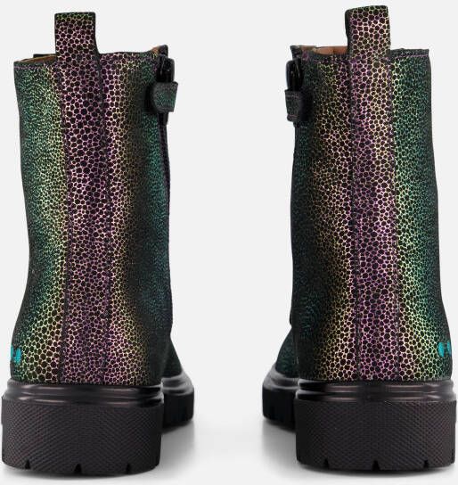 BunniesJR Saar Sterk Veterboots zwart Leer