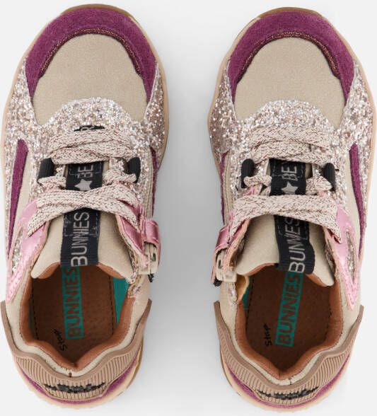 BunniesJR Ciske Chunky Sneakers bordeaux Leer