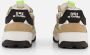 BunniesJR 225375-111 Jongens Lage Sneakers Beige Wit Bruin Geel Leer Veters - Thumbnail 4