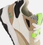 BunniesJR 225375-111 Jongens Lage Sneakers Beige Wit Bruin Geel Leer Veters - Thumbnail 7