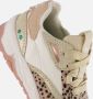 BunniesJR 225375-994 Meisjes Lage Sneakers Beige Wit Leer Veters - Thumbnail 12