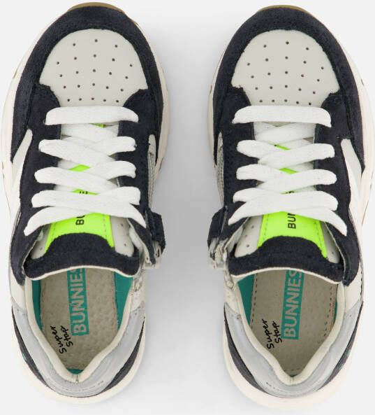BunniesJR Fien Force Sneakers blauw Leer