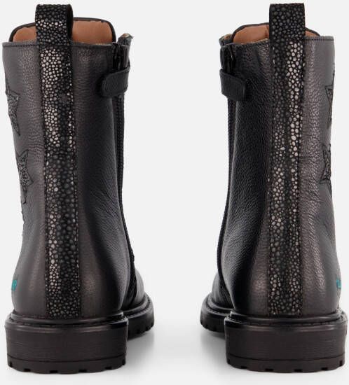 BunniesJR Haillee Happy Veterboots zwart Leer