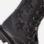 BunniesJR 225864-589 Meisjes Biker Boots Zwart Leer Veters - Thumbnail 5