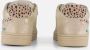 BunniesJR 225256-994 Meisjes Lage Sneakers Beige Leer Veters - Thumbnail 4