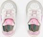BunniesJR 225256-500 Meisjes Lage Sneakers Wit Roze Leer Veters - Thumbnail 7