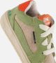 BunniesJR 225250-460 Jongens Lage Sneakers Groen Beige Oranje Suède Veters - Thumbnail 6