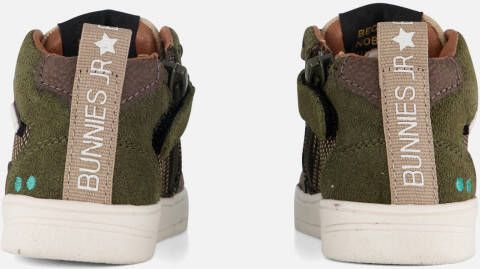 BunniesJR Moos Mellow Sneakers groen Leer