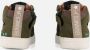 BunniesJR 225656-469 Jongens Hoge Sneakers Groen Leer Veters - Thumbnail 3