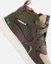 BunniesJR 225656-469 Jongens Hoge Sneakers Groen Leer Veters - Thumbnail 6