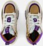 BunniesJR 224841-503 Meisjes Hoge Sneakers Paars Beige Groen Leer Veters - Thumbnail 4