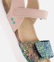 BunniesJR 225427-774 Meisjes Platte Sandalen Roze Imitatieleer Klittenband - Thumbnail 5