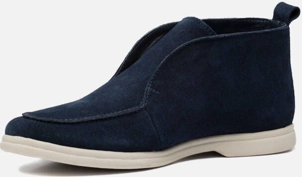 Cafe Moda Instappers Blauw Suede 381801