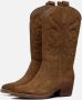 Cellini Cowboylaarzen cognac Suede - Thumbnail 2