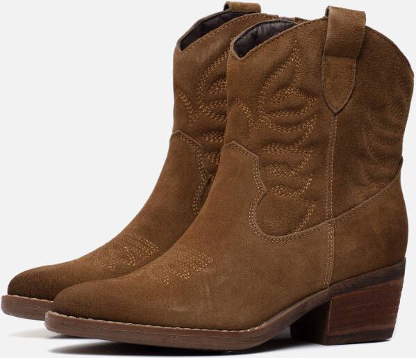 Cellini Cowboylaarzen cognac Suede