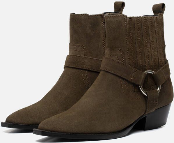 Cellini Cowboylaarzen groen Suede