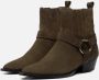 Cellini Cowboylaarzen groen Suede - Thumbnail 2