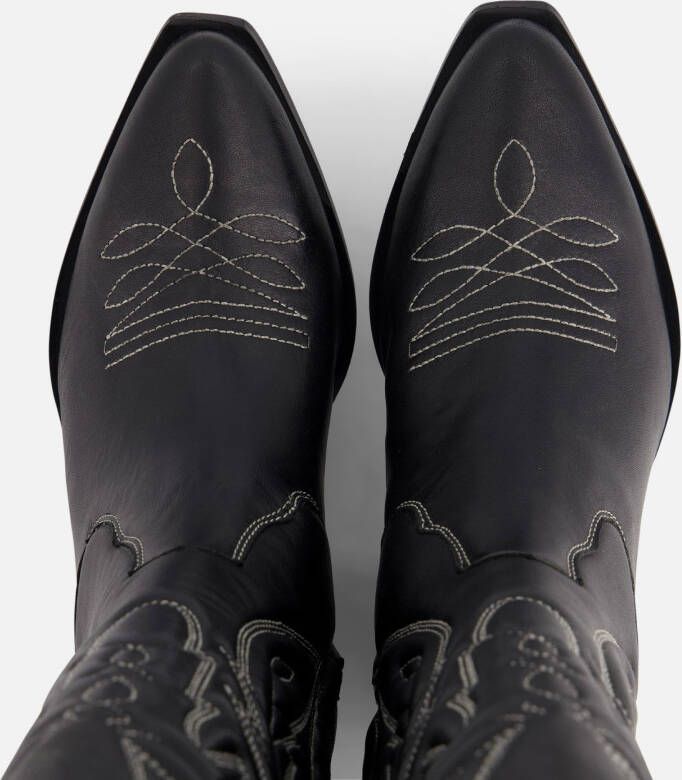 Cellini Cowboylaarzen zwart Leer - Foto 3