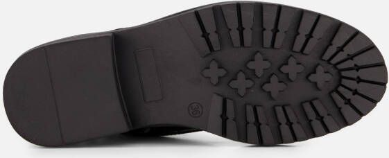 Cellini Croco Veterboots zwart Synthetisch