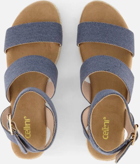 Cellini Denim Espadrilles blauw Synthetisch