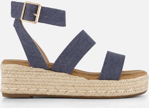 Cellini Denim Espadrilles blauw Synthetisch