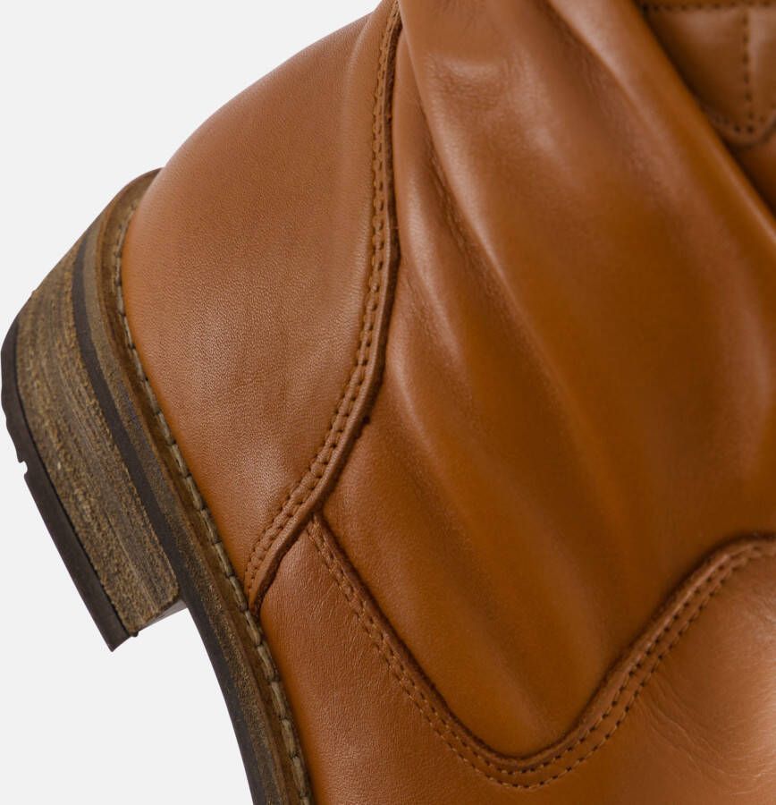 Cellini Enkellaarsjes cognac Leer