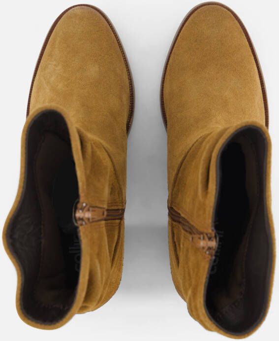 Cellini Enkellaarsjes cognac Suede