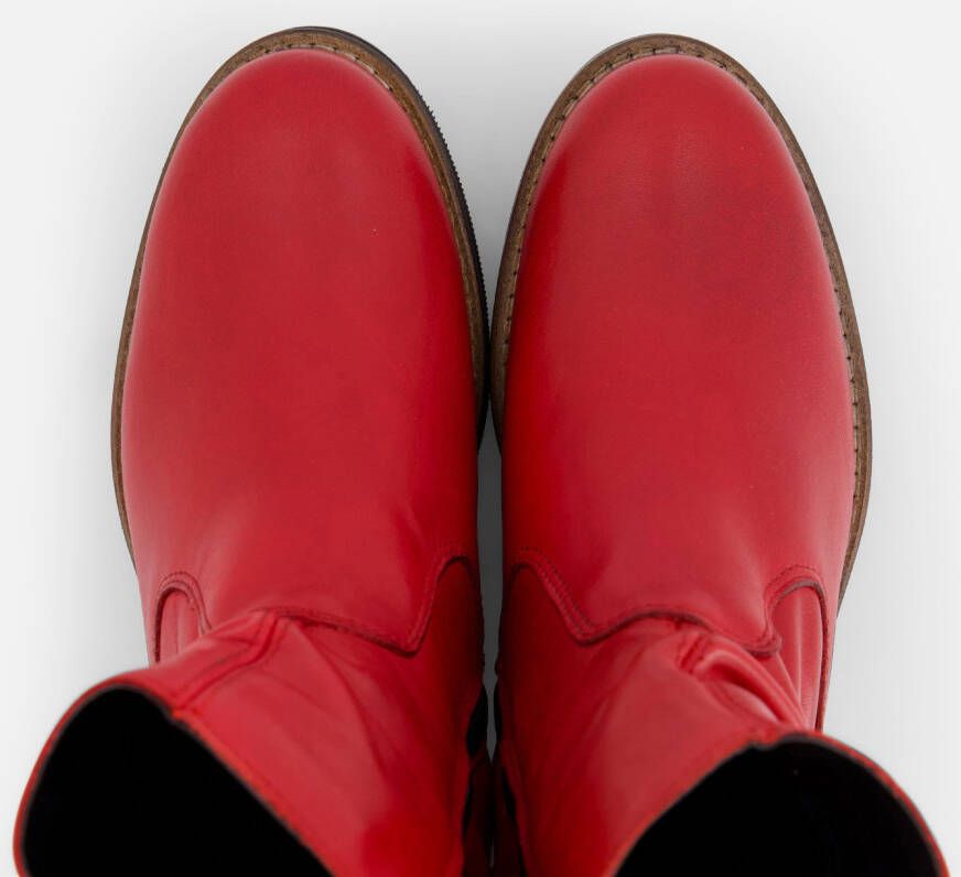 Cellini Enkellaarsjes rood Leer Schoenen
