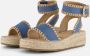 Cellini Espadrilles blauw Textiel - Thumbnail 3