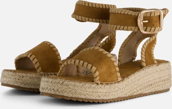 Cellini Espadrilles bruin Textiel