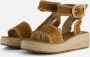 Cellini Espadrilles bruin Textiel - Thumbnail 3