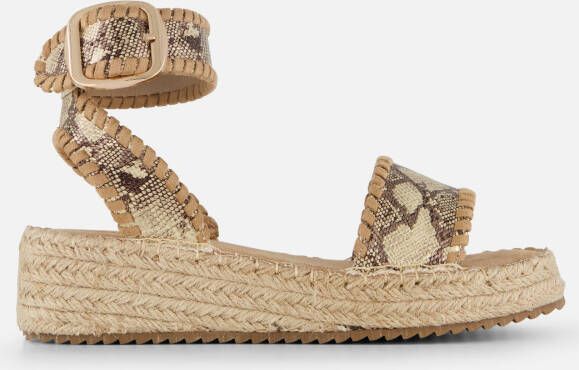 Cellini Espadrilles bruin Textiel