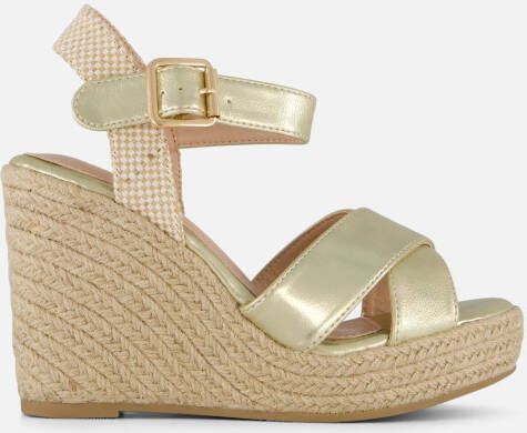 Cellini Espadrilles goud Synthetisch