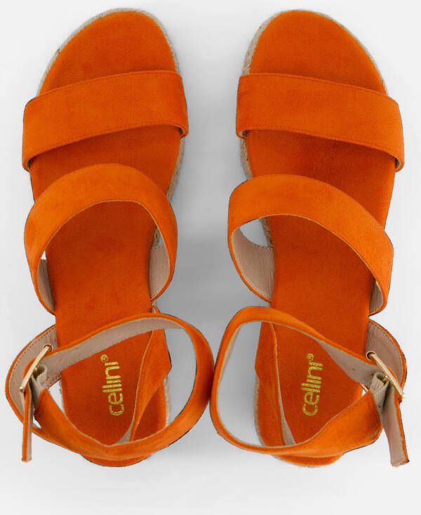 Cellini Espadrilles oranje Synthetisch