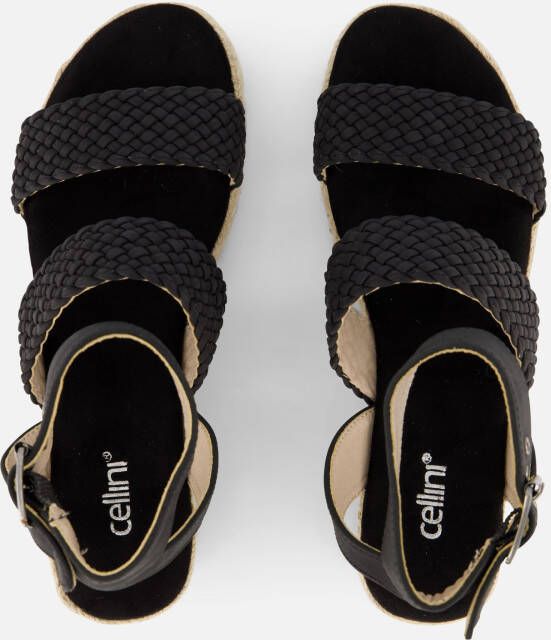 Cellini Espadrilles zwart Pu