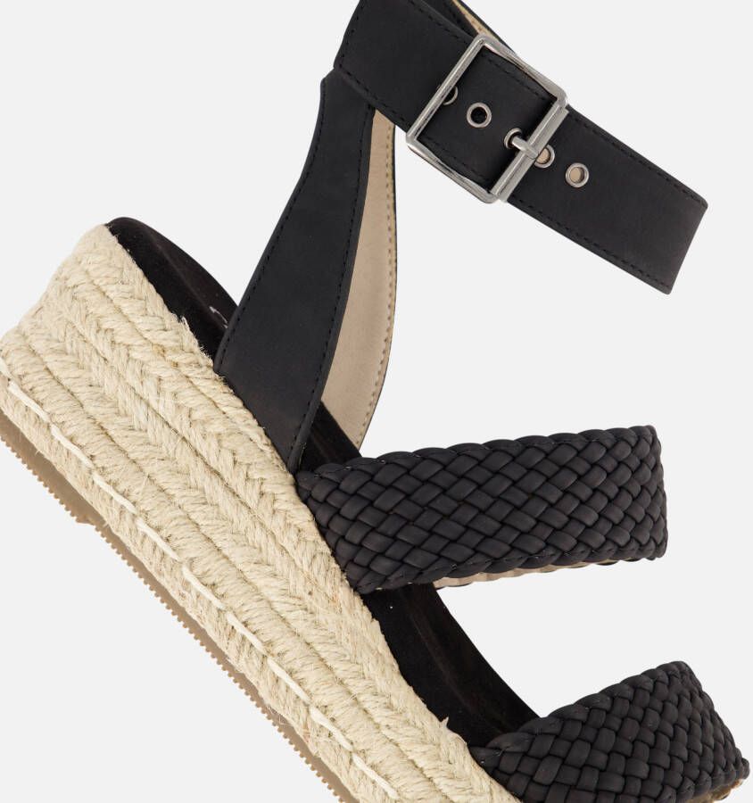 Cellini Espadrilles zwart Pu