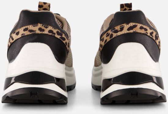 Cellini Leopard Sneakers beige Textiel