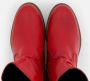 Cellini Plooi Enkellaarsjes rood Leer - Thumbnail 4