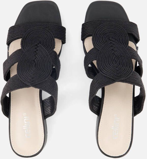 Cellini Slippers zwart Synthetisch