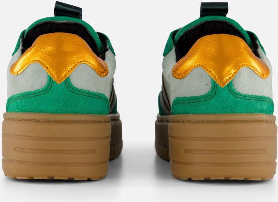 Cellini Sneakers groen Leer