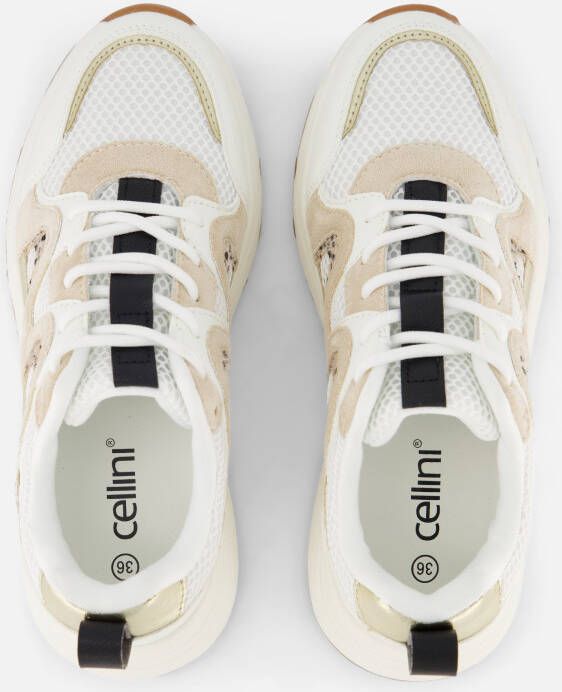 Cellini Sneakers wit Textiel
