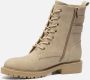 ECCO Soft Zero W Veterbooties blauw Nubuck - Thumbnail 2