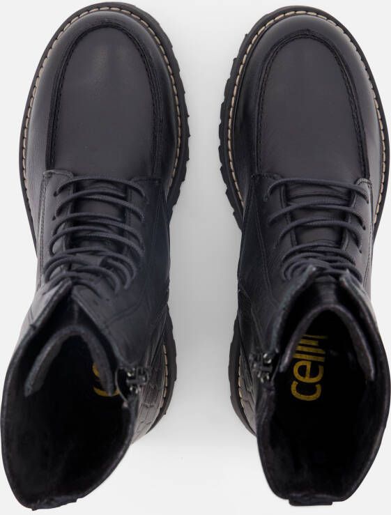 Cellini Veterboots zwart Leer