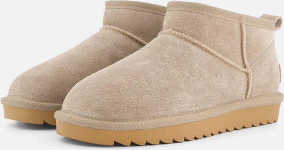 Colors of California Gevoerde boots taupe Suede