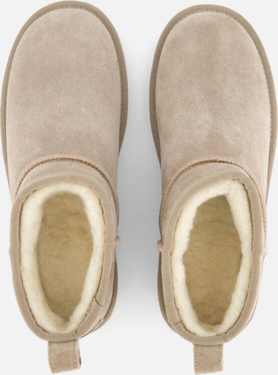 Colors of California Gevoerde boots taupe Suede