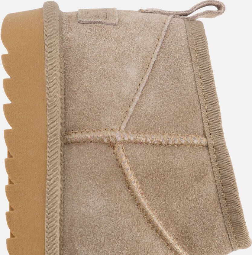 Colors of California Enkellaarsjes taupe Suede
