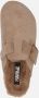 Colors of California Beige Suède Muiltjes met Nepbont Beige Dames - Thumbnail 3